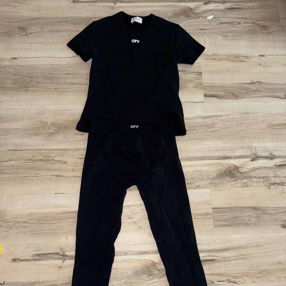 Sold. Off-White woman tight set